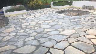 Flagstone zetwerk plaatsen van flagstone in Eerbeek vlakbij Apeldoorn