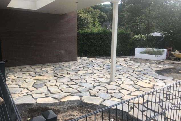 flagstone zetwerk leggen van flagstone welke bedrijf dongen gilze rijen